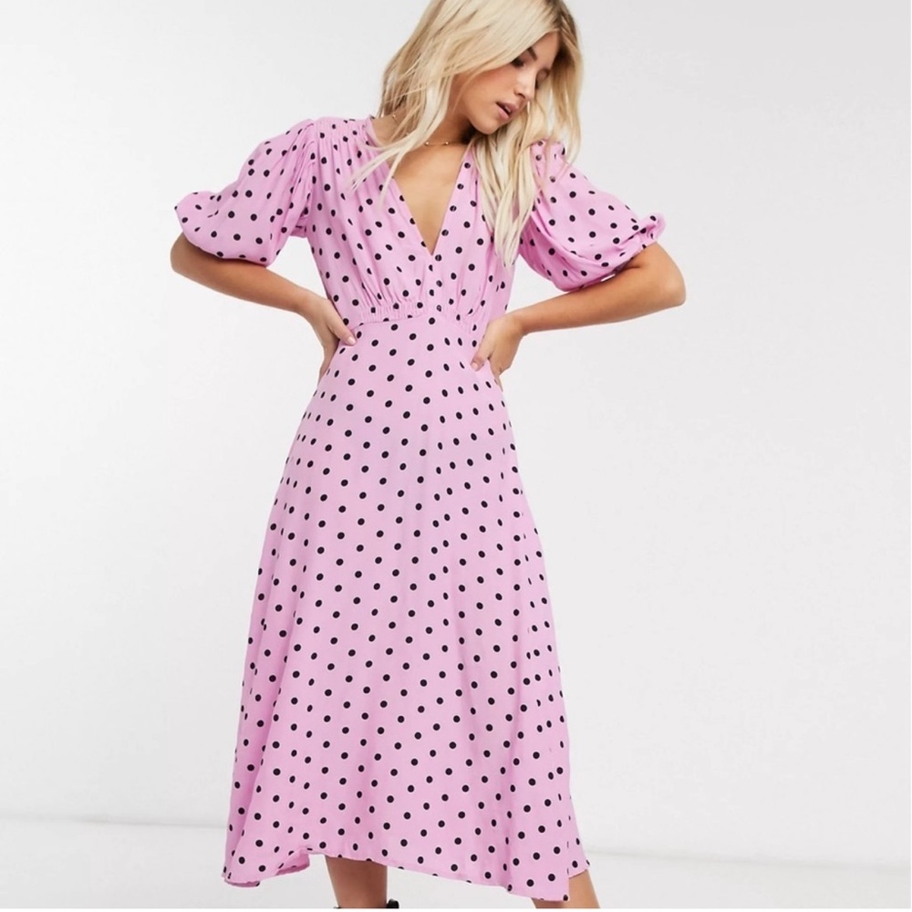 Faithfull The Brand Mejia Midi Dress